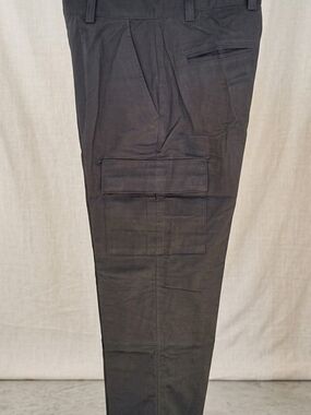 Tesla Men's Black Cargo Pants with Flap Pocket